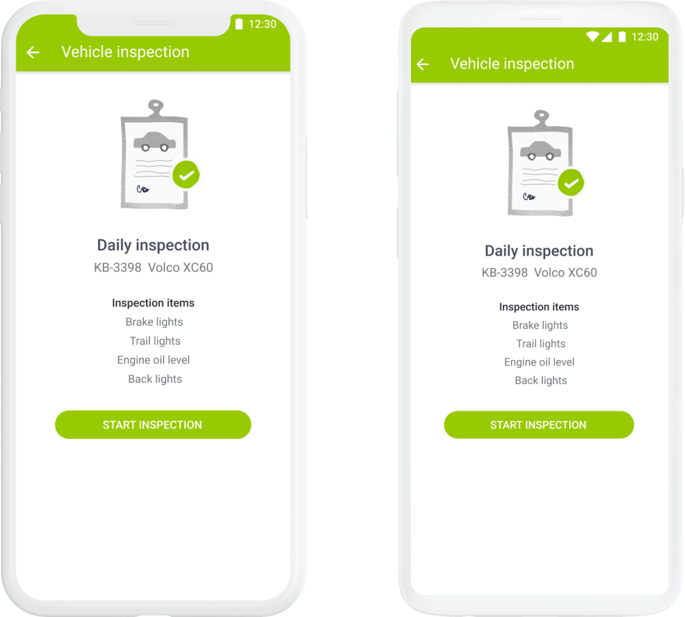 Use in the Mapon GO Mobile App